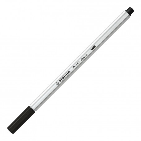 STABILO Pen 68 brush marcatore Medio Nero 1 pz (568/46)