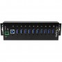StarTech.com HUB Industriale USB 3.0 a 10 porte - Perno e concentratore USB 3.0 con ESD e protezione da sovratensio (ST1030USBM)