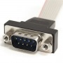 StarTech.com Cavo per montaggio a pannello seriale maschio 9 pin a collettore scheda madre 10 pin da 40 cm ca. (PNL9M16)