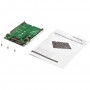 StarTech.com Adattatore da SSD M.2 SATA a SATA da 2,5", convertitore da M.2 NGFF a SATA, altezza 7 mm, adattatore per unità dis