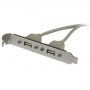 StarTech.com Adattatore piastra slot USB A femmina 2 porte (USBPLATE)