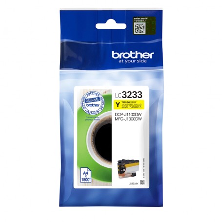 Brother LC-3233Y cartuccia d'inchiostro 1 pz Originale Resa standard Giallo (LC3233Y)