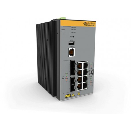 Allied Telesis AT-IE340-12GT-80 Gestito L3 Gigabit Ethernet (10/100/1000) Grigio (AT-IE340-12GT-80)