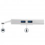 StarTech.com Adattatore Multifunzione USB-C per portatili - Power Delivery - 4K HDMI - Gbe - USB 3.0 - Bianco e Arg (DKT30CHPDW)