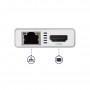 StarTech.com Adattatore Multifunzione USB-C per portatili - Power Delivery - 4K HDMI - Gbe - USB 3.0 - Bianco e Arg (DKT30CHPDW)