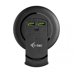 i-tec Built-in Desktop Fast Charger, USB-C PD 3.0 + 3x USB 3.0 QC3.0, 96 W (CHARGER96WD)
