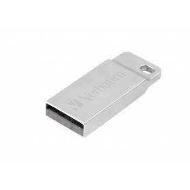 Verbatim Metal Executive - Memoria USB da 64 GB - Argento (98750)