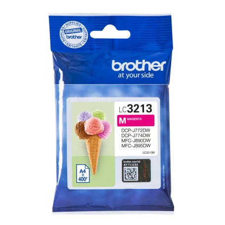 Brother LC-3213M cartuccia d'inchiostro Originale Resa elevata (XL) Magenta (LC3213M)