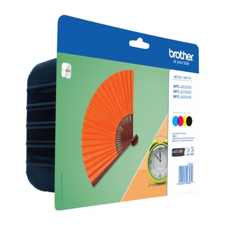 Brother LC-129XLVALBP cartuccia d'inchiostro 1 pz Originale Nero, Blu, Rosso, Giallo (LC129XLVALBP)