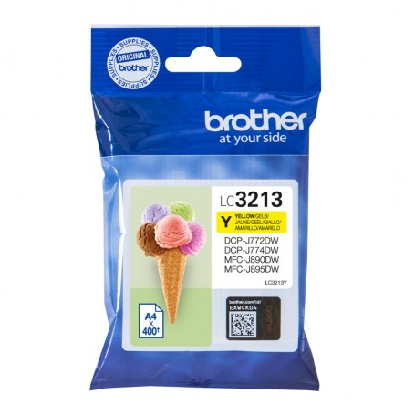 Brother LC-3213Y cartuccia d'inchiostro Originale Resa elevata (XL) Giallo (LC3213Y)
