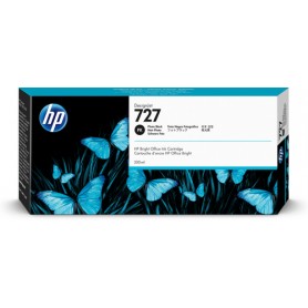 HP Cartuccia inchiostro nero fotografico DesignJet 727, 300 ml (F9J79A)