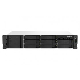 QNAP TS-873AEU-4G array di dischi 64 TB Armadio (2U) Nero (TS-873AEU-4G)
