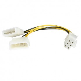 StarTech.com Cavo adattatore alimentazione Scheda video PCI Express - LP4 a 6 Pin - 15cm (LP4PCIEXADAP)