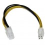 StarTech.com Cavo di estensione per alimentatore CPU 4P 8'' ATX12V 4 pin - M/F (ATXP4EXT)
