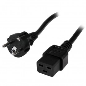 StarTech.com Cavo alimentazione PC a C19 - Cavo di Rete PC CEE7 a IEC 320 C19 - 2m (PXTEUC192M)