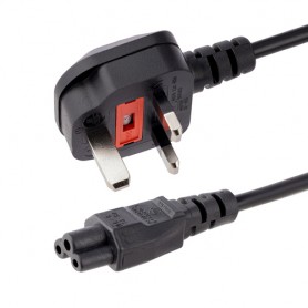 StarTech.com Cavo di alimentazione standard BS-1363 a IEC320 C5 - Cavo di Rete a trifoglio BS-1363 a IEC320 c5 da  (PXTNB3SUK1M)