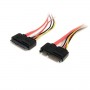 StarTech.com Cavo di estensione dati e alimentazione SATA 22 Pin da 30 cm (SATA22PEXT)