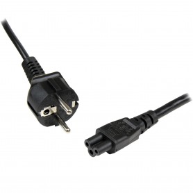 StarTech.com Cavo di alimentazione per PC o laptop Schuko a C5 - Cavo di Rete Schuko CEE7 a connettore a trifoglio (PXTNB3SEU2M)
