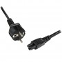 StarTech.com Cavo di alimentazione per PC o laptop Schuko a C5 - Cavo di Rete Schuko CEE7 a connettore a trifoglio (PXTNB3SEU2M)