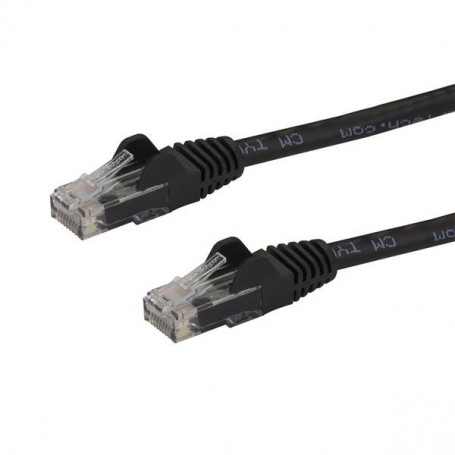 StarTech.com Cavo patch antigroviglio UTP RJ45 Gigabit Cat6 nero 5m - Cavo patch 5 m (N6PATC5MBK)