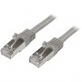 StarTech.com Cavo di rete Cat6 Ethernet Gigabit - Cavo Patch RJ45 SFTP da 50 cm - Grigio (N6SPAT50CMGR)