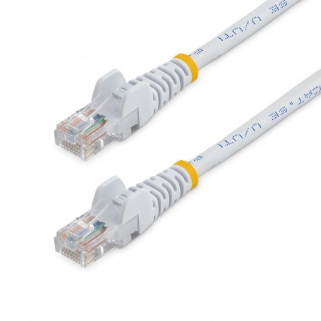StarTech.com Cavo di rete CAT 5e - Cavo Patch Ethernet RJ45 UTP Bianco da 3m antigroviglio (45PAT3MWH)