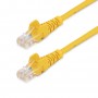 StarTech.com Cavo di rete CAT 5e - Cavo Patch Ethernet RJ45 UTP Giallo da 3m antigroviglio (45PAT3MYL)