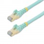 StarTech.com Cavo patch CAT6a da 1,5 m - Schermato (STP) - Filo di rame al 100% - connettore antistrappo - Acqua (6ASPAT150CMAQ)
