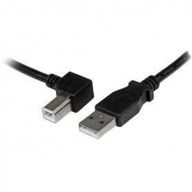 StarTech.com Cavo USB 2.0 A a B con angolare sinistro 3 m - M/M (USBAB3ML)