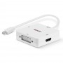 Lindy 41035 cavo e adattatore video 0,2 m Bianco (41035)
