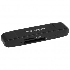 StarTech.com Lettore/Scrittore USB 3.0 per Schede Memoria SD e microSD - USB-C e USB-A (SDMSDRWU3AC)