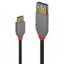Lindy 36895 cavo USB 0,15 m USB 3.2 Gen 2 (3.1 Gen 2) USB C USB A Nero (36895)