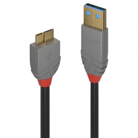 Lindy 36766 cavo USB 1 m USB 3.2 Gen 1 (3.1 Gen 1) USB A Micro-USB B Nero (36766)