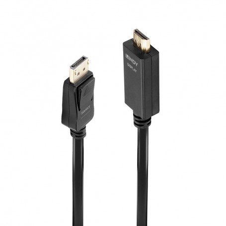 Lindy 36924 cavo e adattatore video 5 m DisplayPort HDMI tipo A (Standard) Nero (36924)