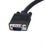 StarTech.com Cavo coassiale per monitor HD15 VGA a 5 BNC RGBHV 30 cm – M/F (VGABNCMF1)
