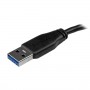 StarTech.com Cavo USB 3.0 Tipo A a Micro B slim - Connettore USB3.0 A a Micro B slim ad alta velocità M/M - 3m (USB3AUB3MS)