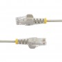 StarTech.com Cavo di Rete Ethernet Snagless CAT6 da 3m - Cavo Patch antigroviglio slim RJ45 - Grigio (N6PAT300CMGRS)