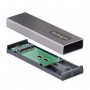 StarTech.com Box SSD M2 NVME - Adattatore USB-C 10Gbps a M.2 NVMe/SATA - Case Esterno USB-C (3.0/3.1) in Alluminio per SSD M2 PC