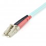 StarTech.com Cavo di rete patch Duplex in fibra ottica multimodale LSZH 50/125 da 10 Gb 1m LC-LC - acqua (A50FBLCLC1)