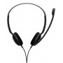 Sennheiser PC 3 CHAT Auricolare Cablato A Padiglione Ufficio Nero