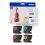Brother LC-127XLVALBP cartuccia d'inchiostro 4 pz Originale Nero, Ciano, Magenta, Giallo (LC127XLVALBP)