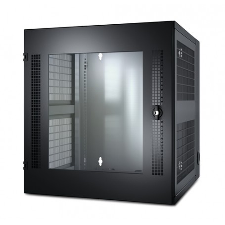 APC NetShelter WX Wall-Mount Enclosure 13U Glass Door Black Da parete Nero (AR100)