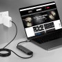 Lindy 43326 replicatore di porte e docking station per laptop Cablato USB 3.2 Gen 1 (3.1 Gen 1) Type-C Nero, Grigio