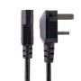 StarTech.com Cavo di alimentazione per computer del Regno Unito 3 m - Spina a tre spinotti - C13 a BS-1363 (PXT101UK3M)