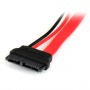 StarTech.com Adattatore slimline SATA a SATA con alimentazione 15 cm - F/M (SLSATAADAP6)