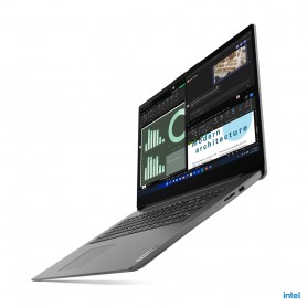 Lenovo V V17 Intel® Core™ i7 i7-1355U Computer portatile 43,9 cm (17.3") Full HD 16 GB DDR4-SDRAM 512 GB SSD Wi-Fi 6 (802.11a