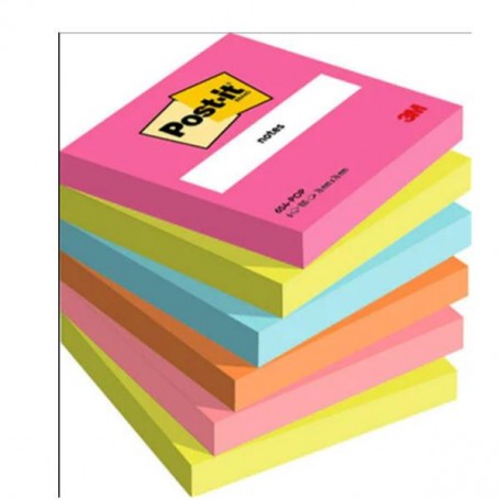 CF6POST-IT- PI- 76X76-POPTIMISTIC (654-6-POP)
