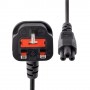 StarTech.com Cavo di alimentazione standard BS-1363 a IEC320 C5 - Cavo di Rete spina inglese BS-1363 a IEC320 c5 d (PXTNB3SUK2M)
