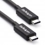 StarTech.com Cavo Thunderbolt 3 USB-C (20Gbps) da 2 m - Compatibile con Thunderbolt, USB e DisplayPort - M/M (TBLT3MM2M)