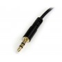 StarTech.com Cavo audio stereo da slim 3,5 mm ad angolare destro 30 cm - M/M (MU1MMSRA)